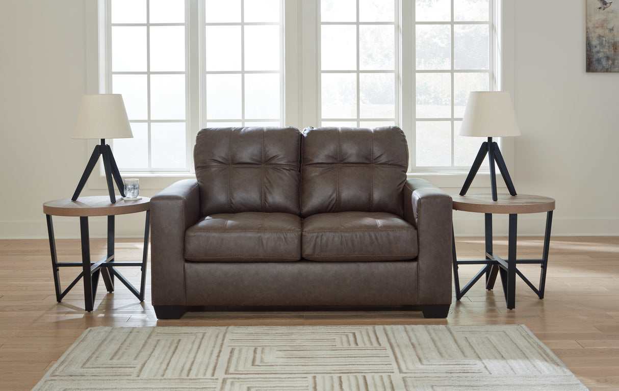 Nashville Furniture Outlets - Ashley Furniture - Barlin Mills Living Room - Loveseat / Umber - 1700335