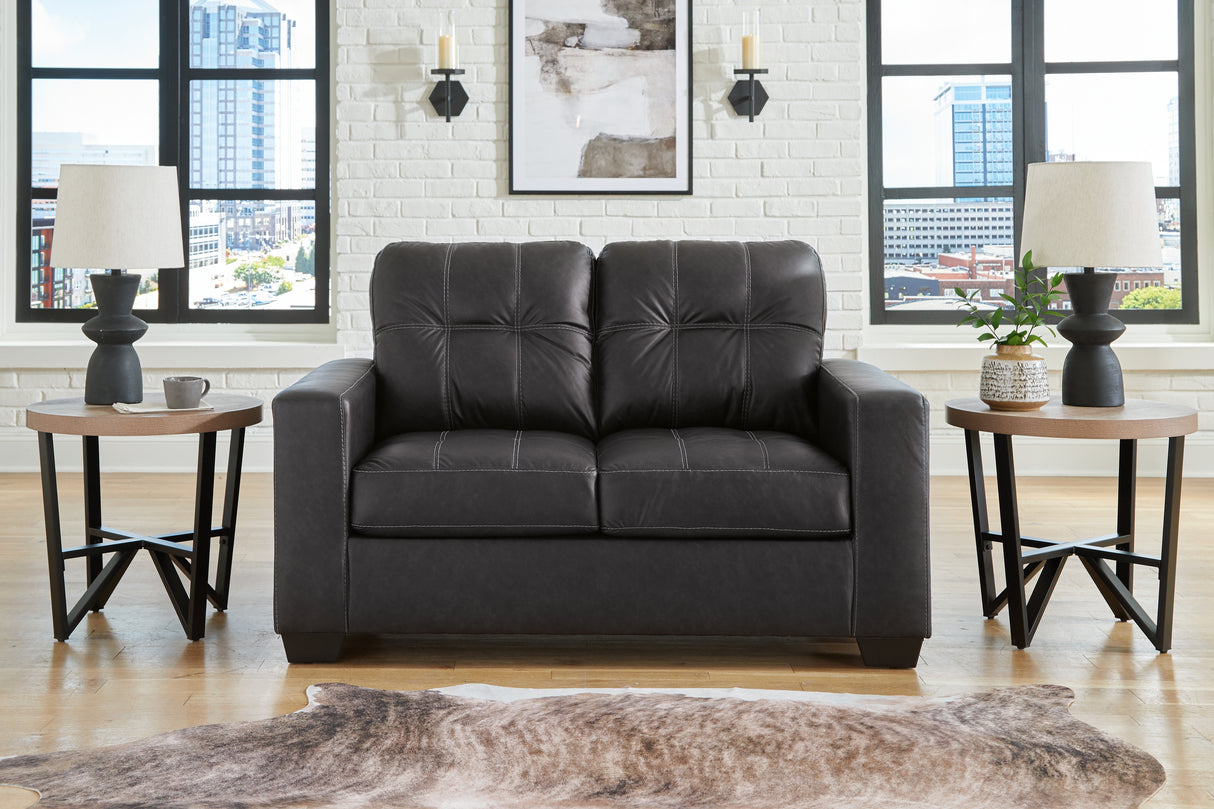Nashville Furniture Outlets - Ashley Furniture - Barlin Mills Living Room - Loveseat / Carbon - 1700435