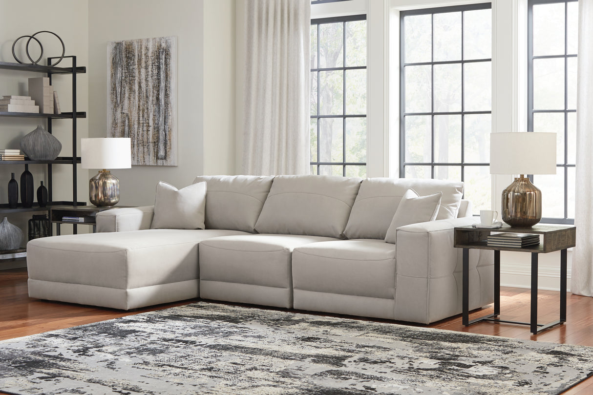 Nashville Furniture Outlets - Ashley Furniture - Next-Gen Gaucho Sectional - RAF 2-Piece Sectional Loveseat / Gray - 18304S3