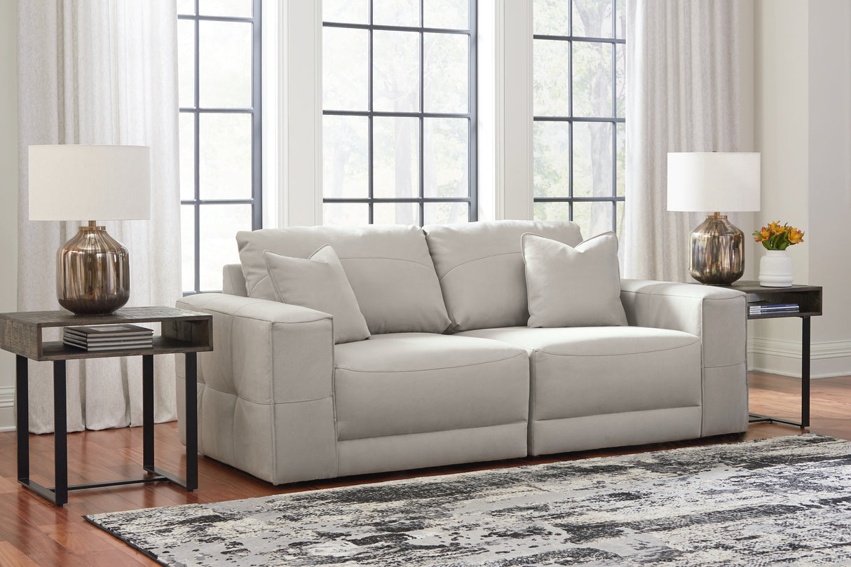 Nashville Furniture Outlets - Ashley Furniture - Next-Gen Gaucho Sectional - RAF 2-Piece Sectional Loveseat / Gray - 18304S3