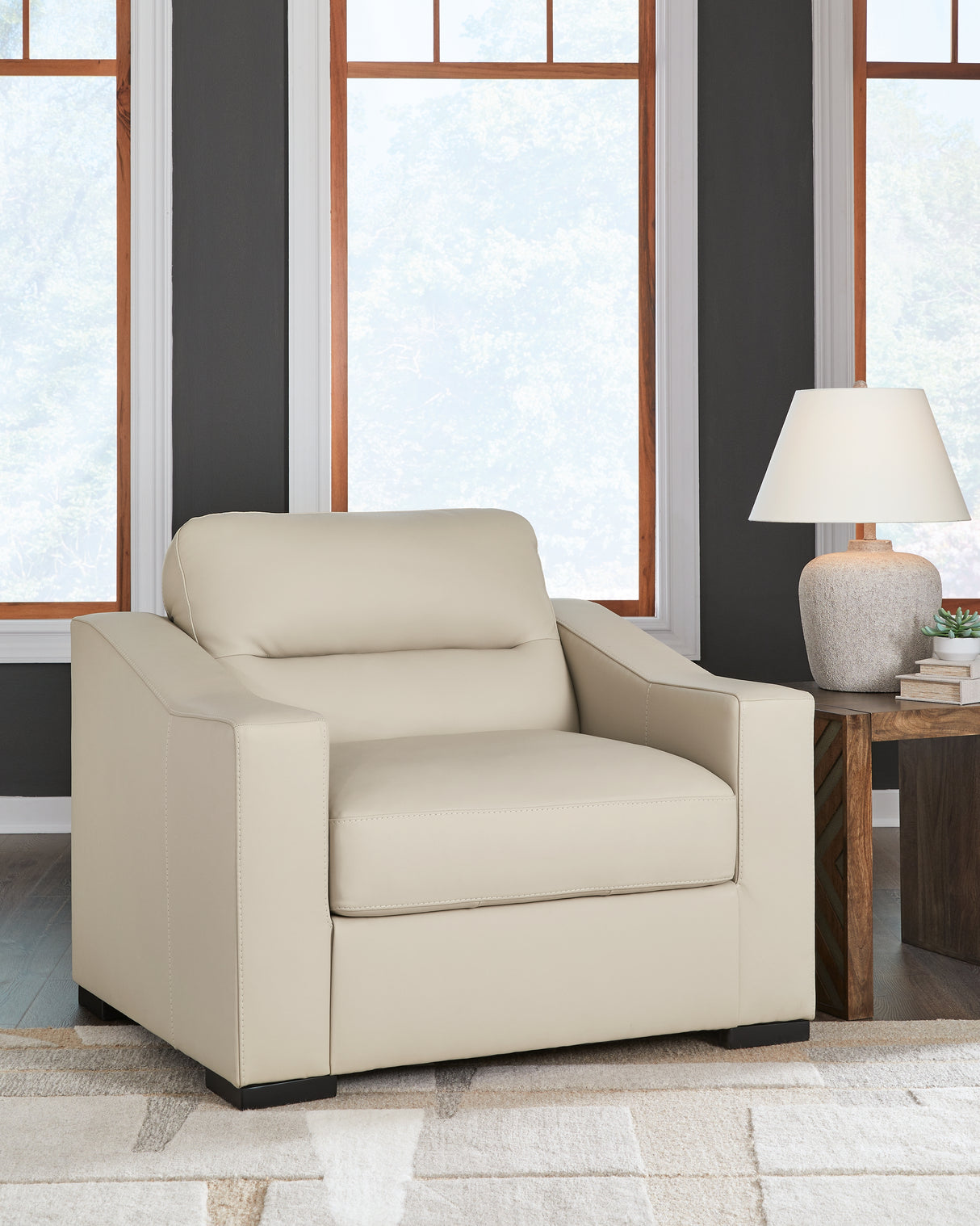 Nashville Furniture Outlets - Ashley Furniture - Treasure Trove Living Room - Chair and a Half / Almond - 1930423