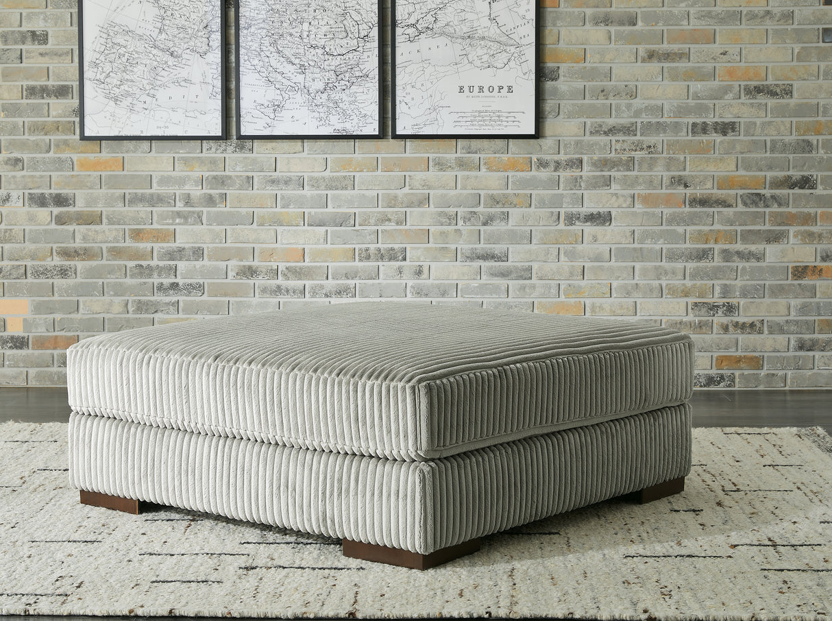 Nashville Furniture Outlets - Ashley Furniture - Lindyn Living Room - Oversized Accent Ottoman / Fog - 2110508