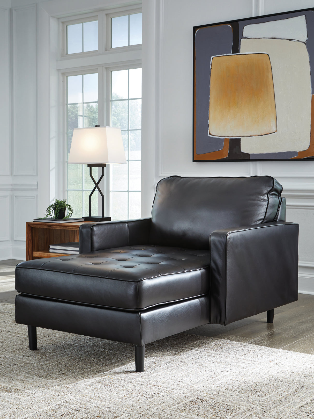 Nashville Furniture Outlets - Ashley Furniture - Bryceview Living Room - Chaise / Onyx - 2120515