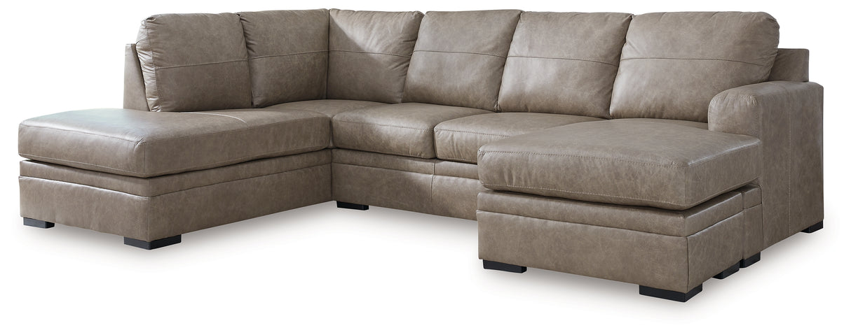 Nashville Furniture Outlets - Ashley Furniture - Amuleto Sectional - LAF 2-Piece Sectional with Chaise / Desert - 22405S1