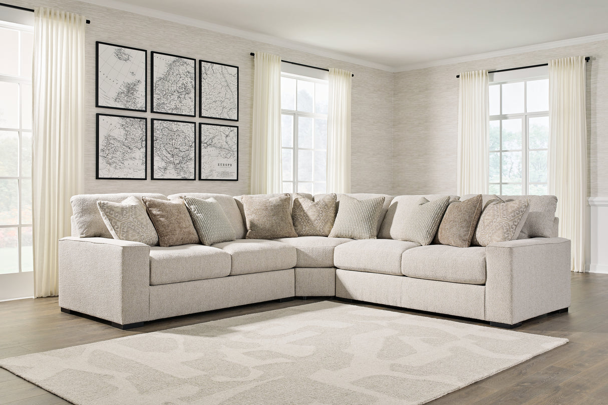 Nashville Furniture Outlets - Ashley Furniture - Ballyton Sectional - RAF 5-Piece Sectional / Sand - 25102S3