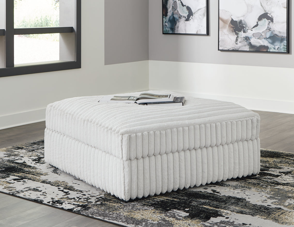 Nashville Furniture Outlets - Ashley Furniture - Stupendous Living Room - Oversized Accent Ottoman / Alloy - 2590308