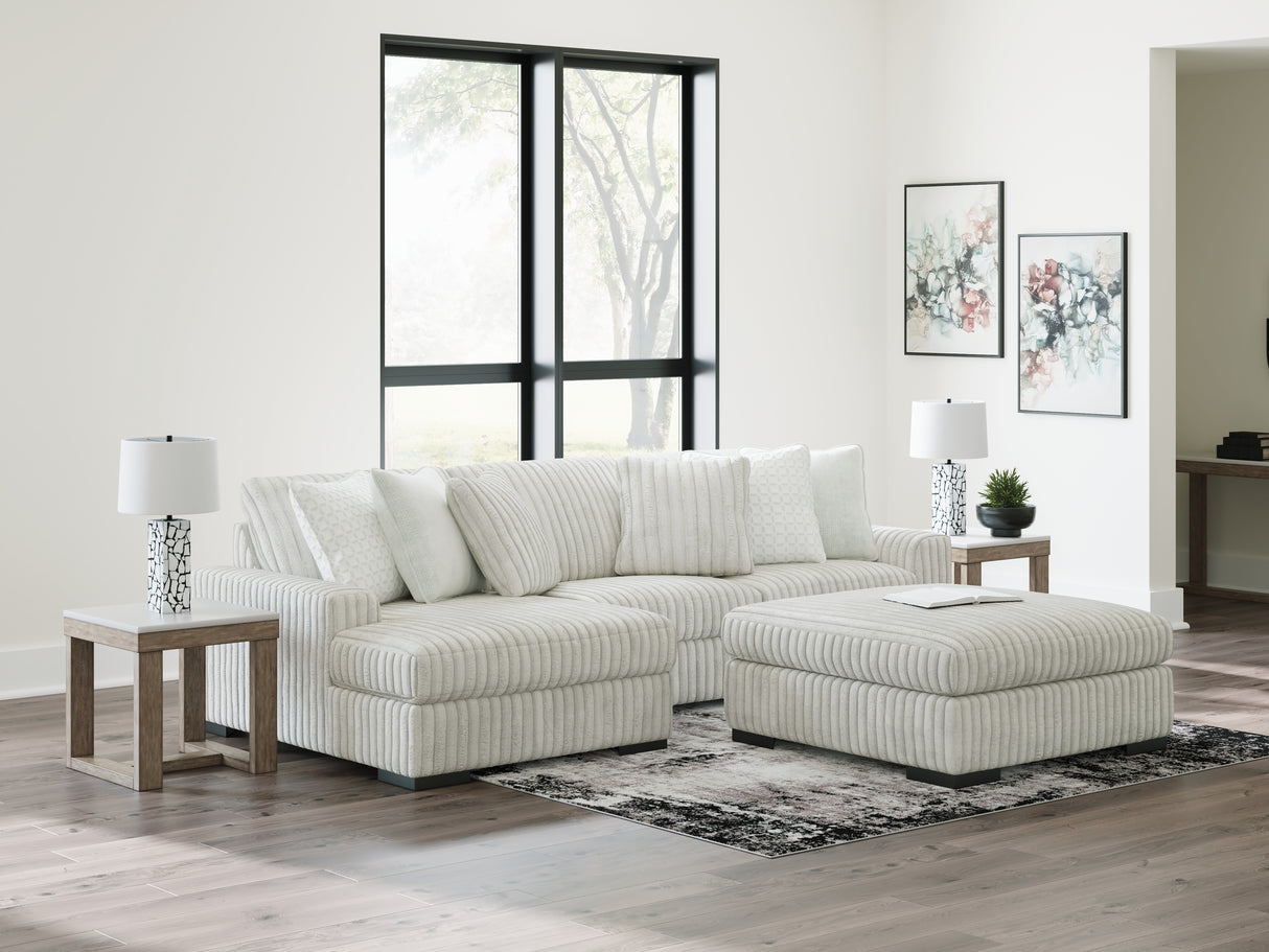 Nashville Furniture Outlets - Ashley Furniture - Stupendous Sectional - LAF 2-Piece Sectional with Chaise / Alloy - 25903S7