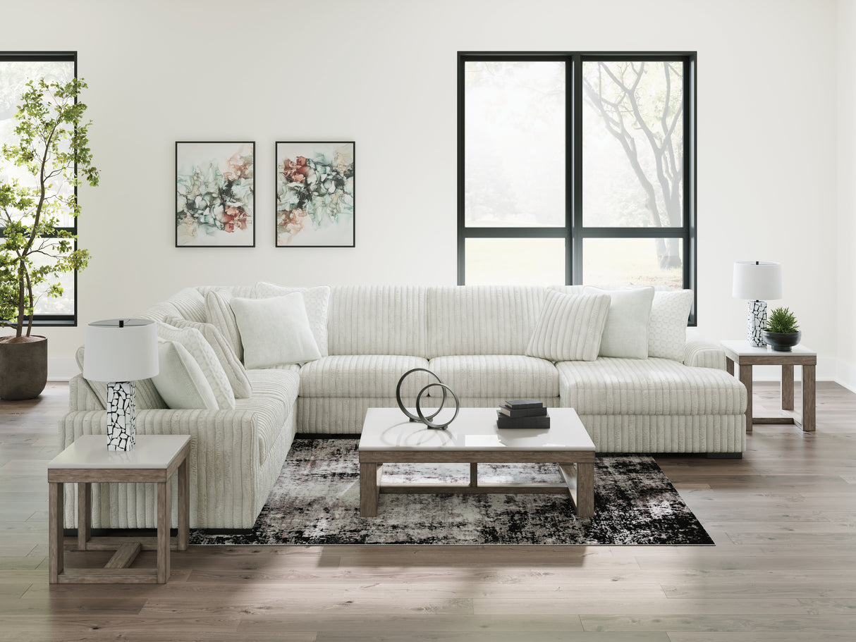 Nashville Furniture Outlets - Ashley Furniture - Stupendous Sectional - LAF 5-Piece Sectional with Chaise / Alloy - 25903S9