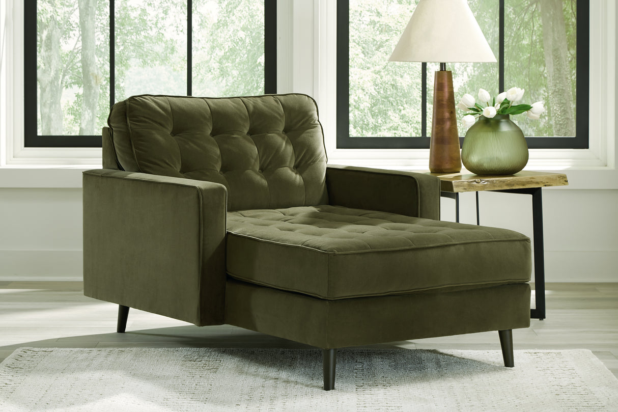 Nashville Furniture Outlets - Ashley Furniture - Reveon Lakes Living Room - Loveseat / Olive - 2640435