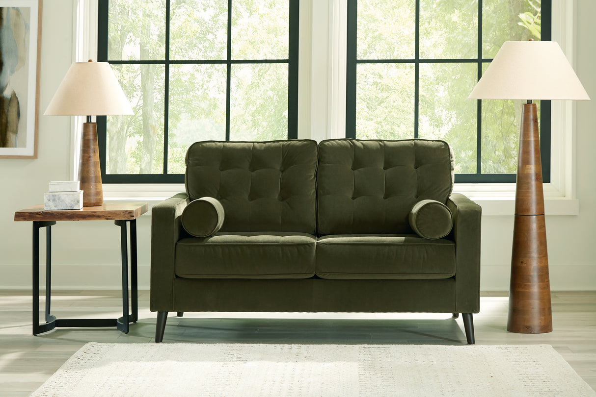 Nashville Furniture Outlets - Ashley Furniture - Reveon Lakes Living Room - Loveseat / Olive - 2640435