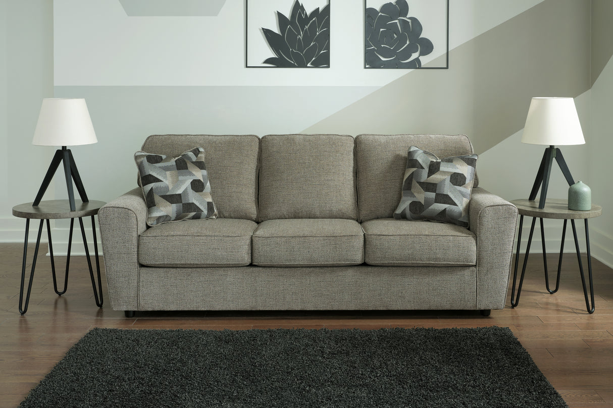 Nashville Furniture Outlets - Ashley Furniture - Cascilla Living Room - Sofa / Pewter - 2680538