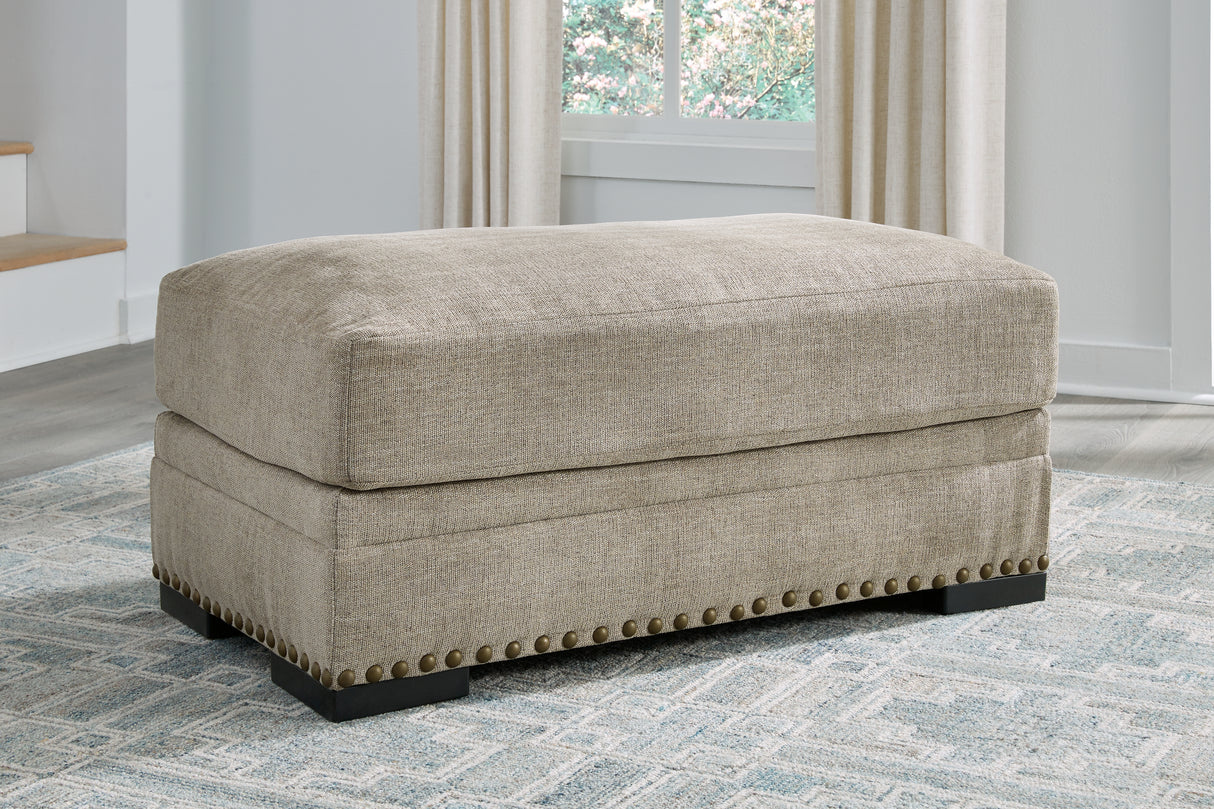 Nashville Furniture Outlets - Ashley Furniture - Galemore Living Room - Ottoman / Quarry - 2700414
