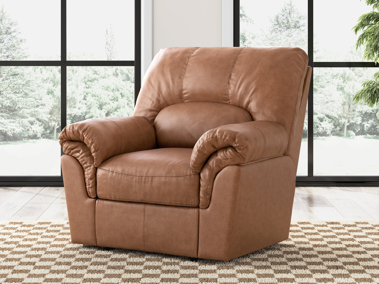 Nashville Furniture Outlets - Ashley Furniture - WillowBend Living Room - Rocker Recliner / Caramel - PC2770425