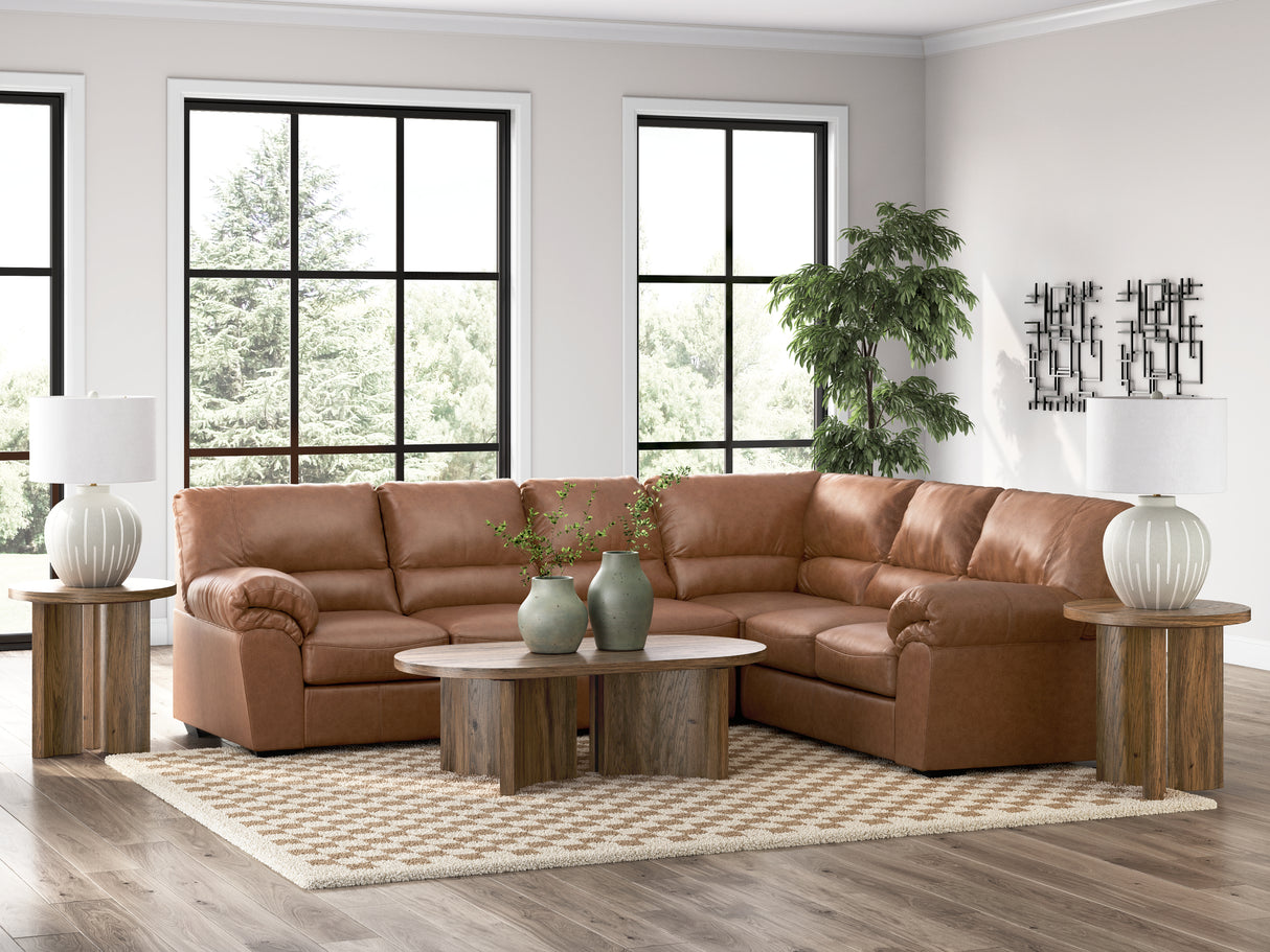 Nashville Furniture Outlets - Ashley Furniture - WillowBend Sectional - RAF 3-Piece Sectional / Caramel - PC27704S3