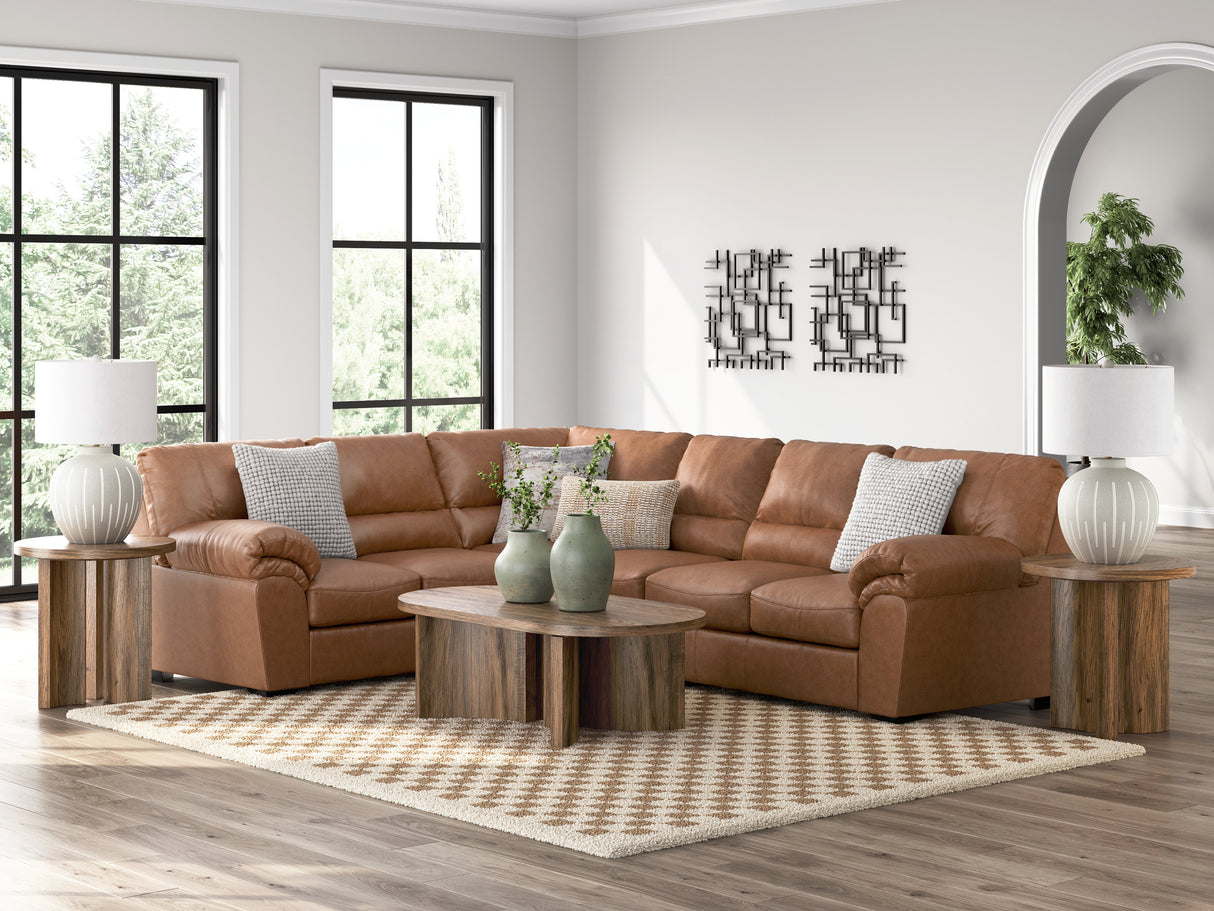 Nashville Furniture Outlets - Ashley Furniture - WillowBend Sectional - LAF 3-Piece Sectional / Caramel - PC27704S4