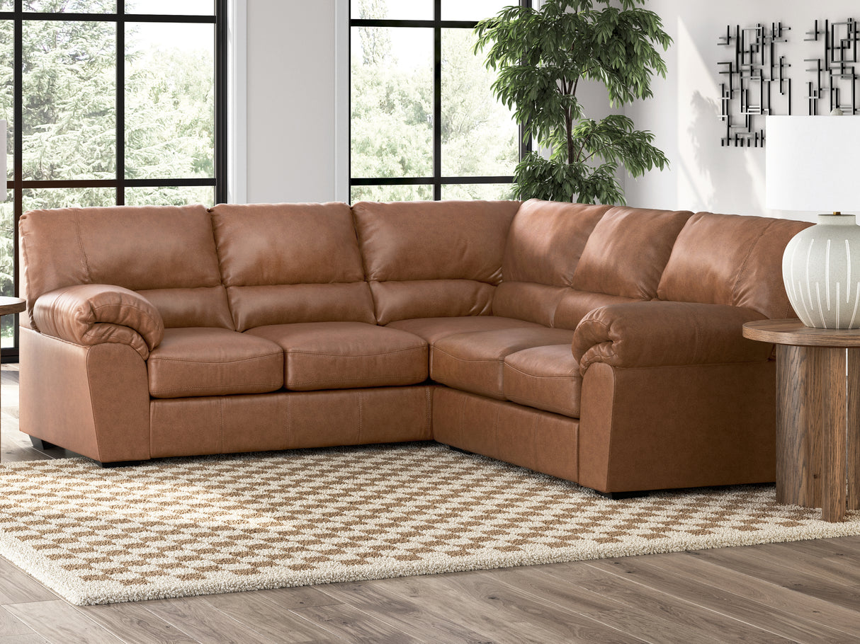 Nashville Furniture Outlets - Ashley Furniture - WillowBend Sectional - LAF 2-Piece Sectional / Caramel - PC27704S2