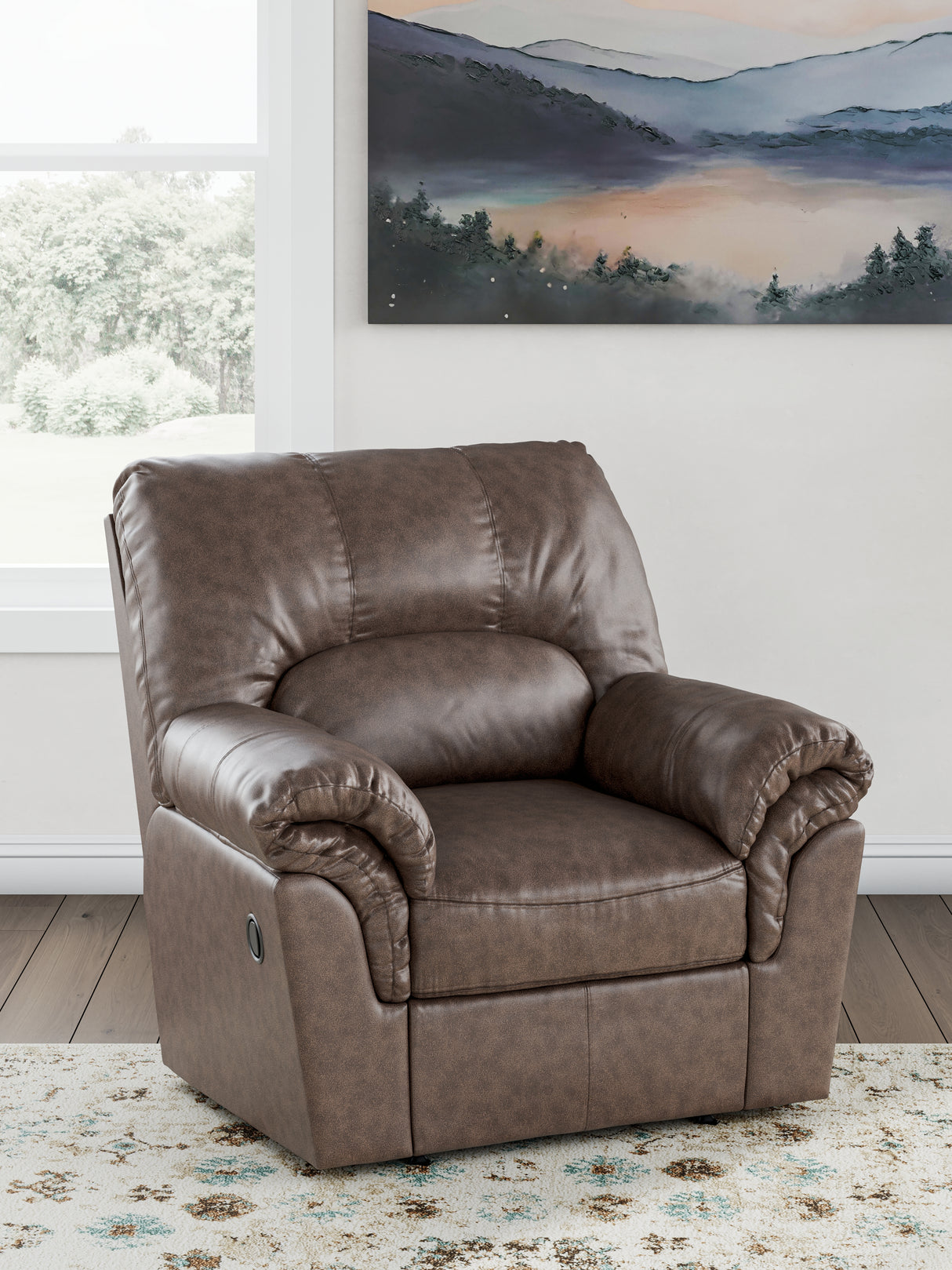 Nashville Furniture Outlets - Ashley Furniture - WillowBend Living Room - Rocker Recliner / Umber - PC2770525