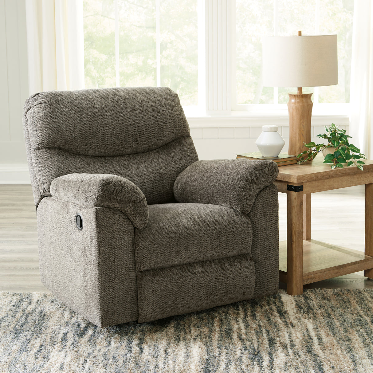 Nashville Furniture Outlets - Ashley Furniture - Alphons Living Room - Rocker Recliner / Putty - 2820125