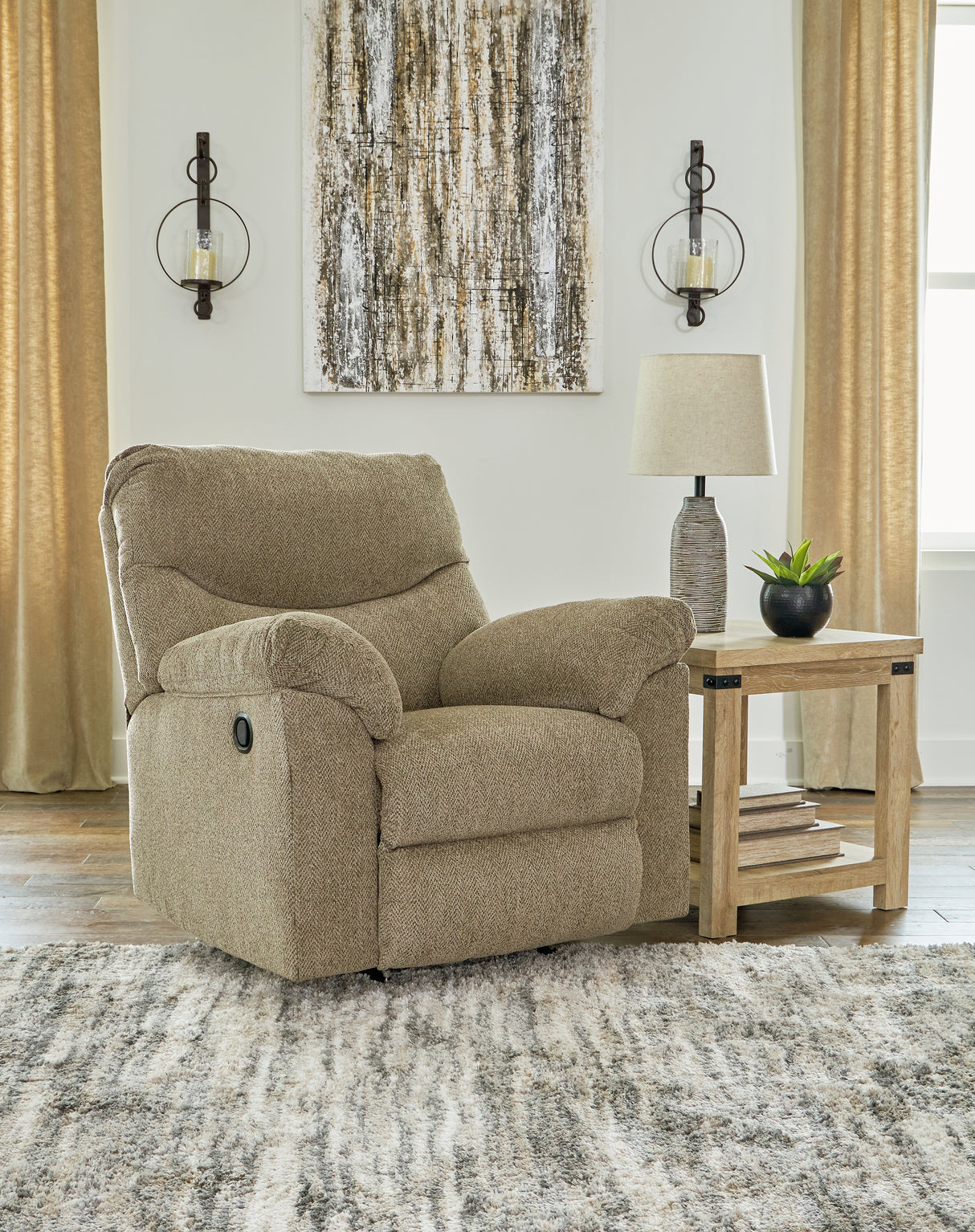 Nashville Furniture Outlets - Ashley Furniture - Alphons Living Room - Reclining Loveseat / Briar - 2820286