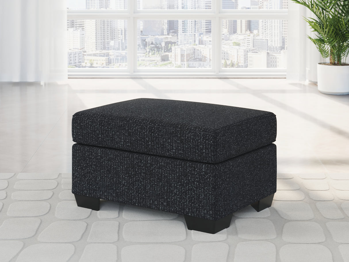 Nashville Furniture Outlets - Ashley Furniture - Jasmine Peaks Living Room - Ottoman / Coal - 2890414