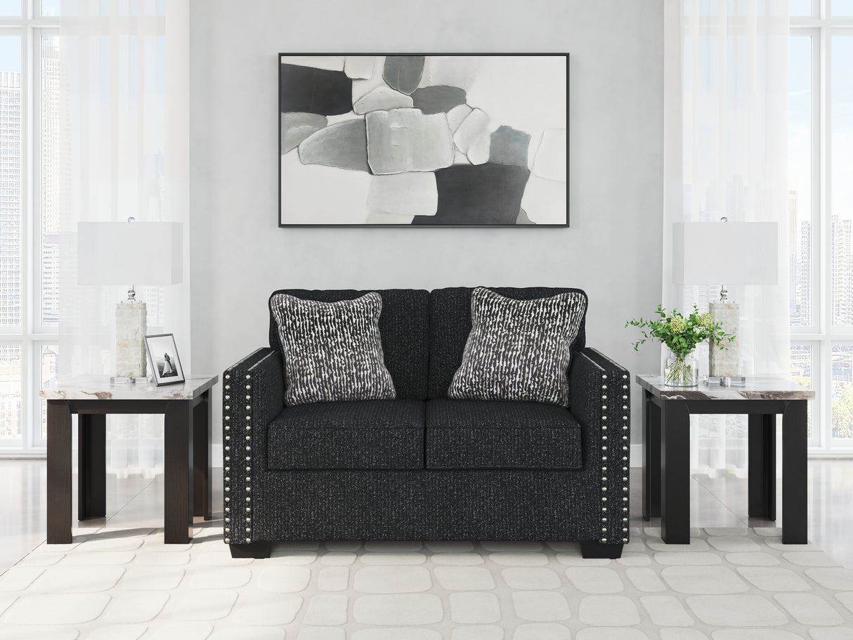 Nashville Furniture Outlets - Ashley Furniture - Jasmine Peaks Living Room - Loveseat / Coal - 2890435