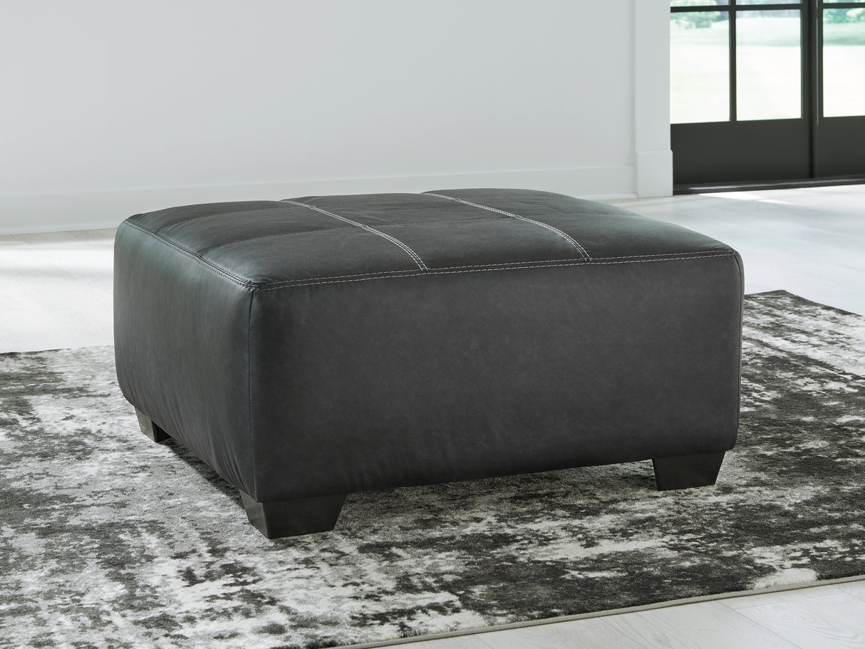 Nashville Furniture Outlets - Ashley Furniture - Brixley Pier Living Room - Oversized Accent Ottoman / Graphite - 2990608
