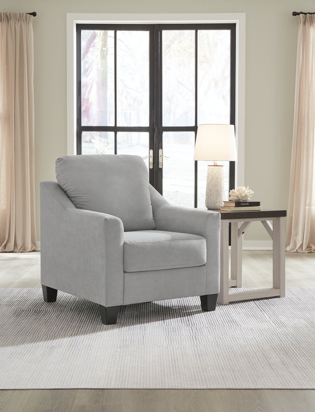 Nashville Furniture Outlets - Ashley Furniture - Adlai Living Room - Queen Sofa Sleeper / Shadow - 3010339