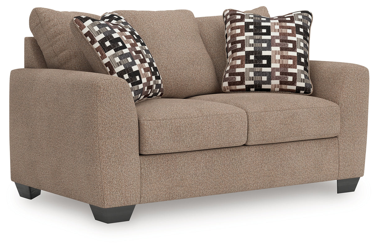 Nashville Furniture Outlets - Ashley Furniture - Triston-Peaks Living Room - Loveseat / Suede - 3020435