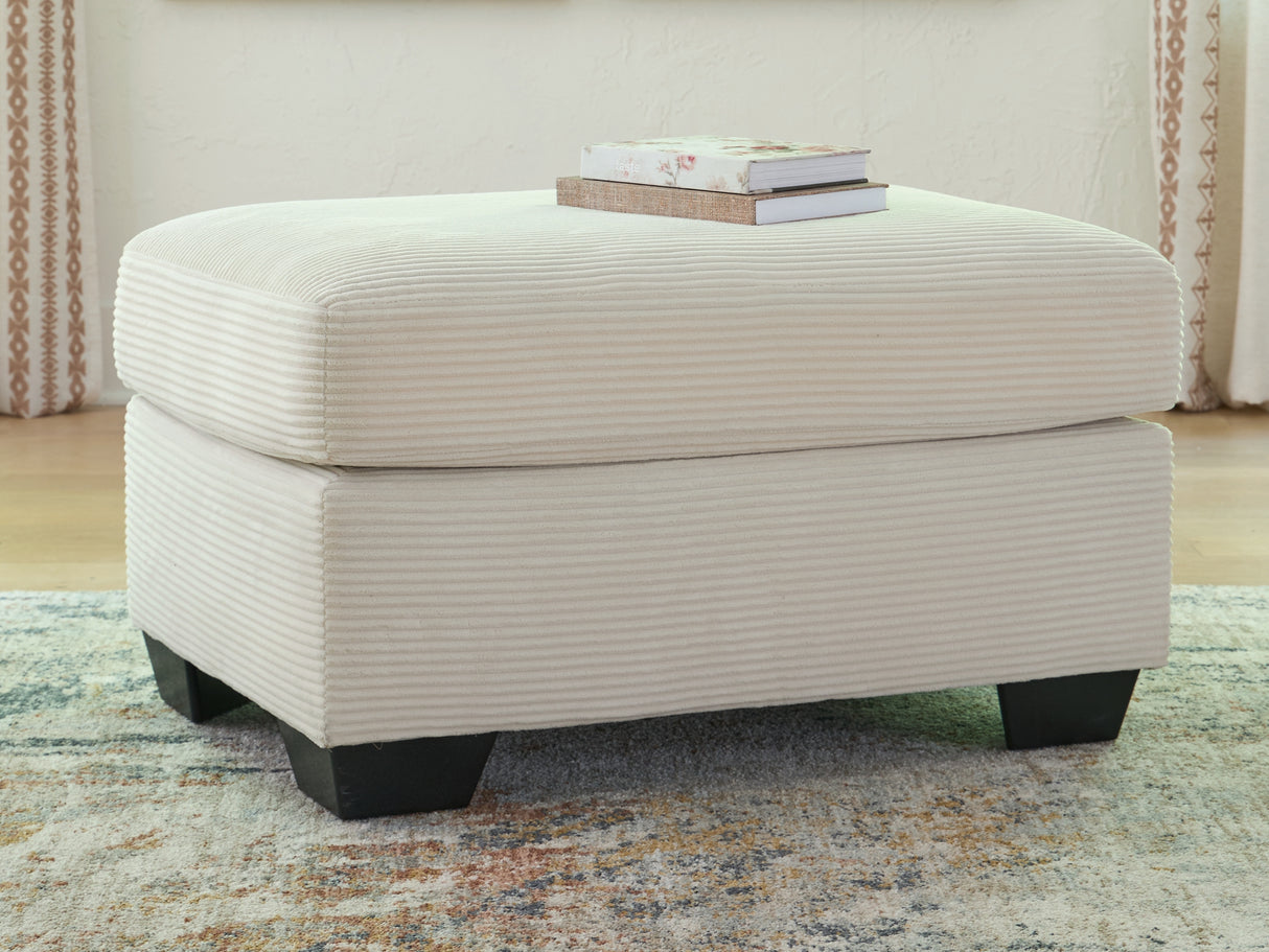 Nashville Furniture Outlets - Ashley Furniture - Greenbriar Living Room - Ottoman / Ivory - PC3200614