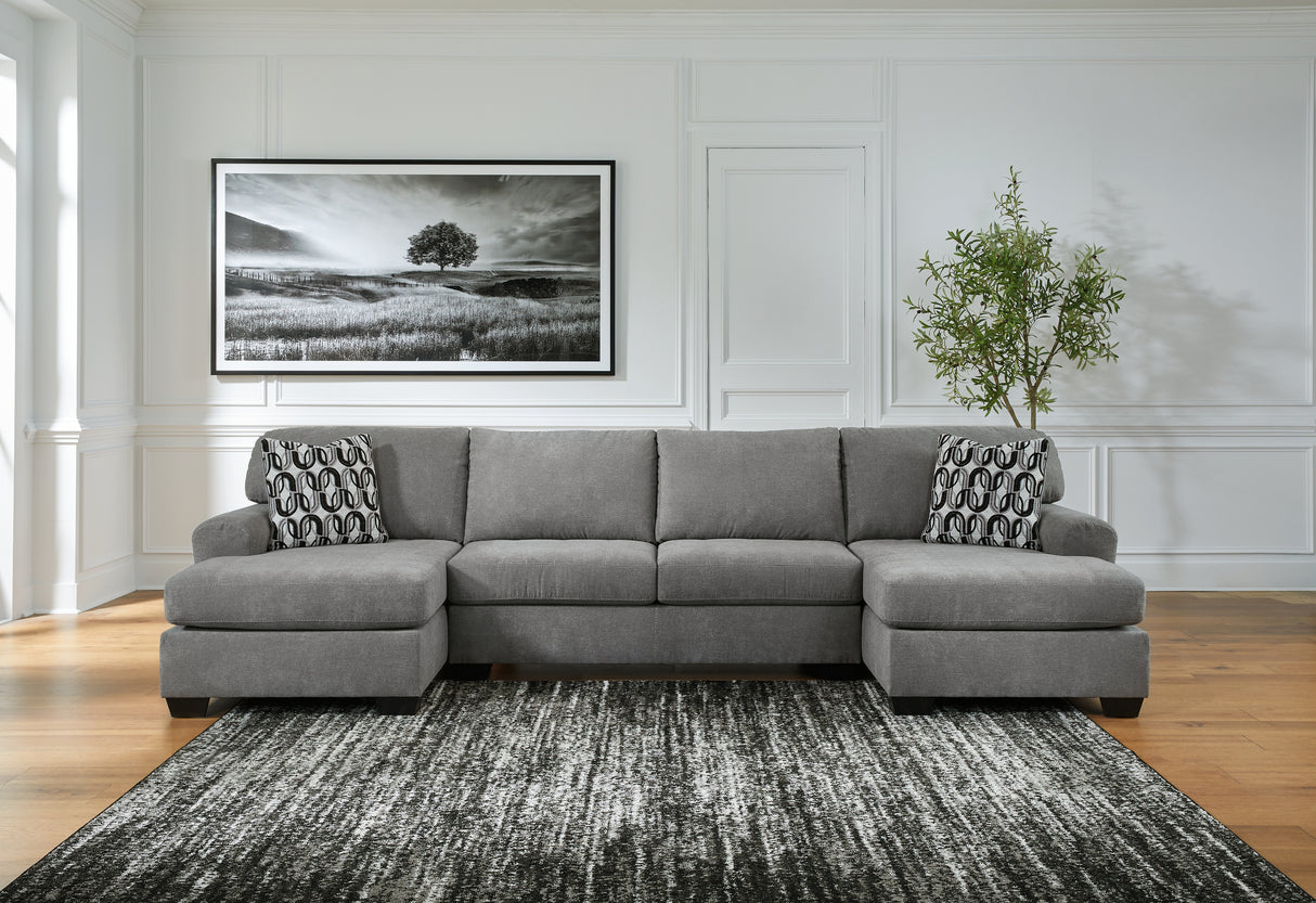 Nashville Furniture Outlets - Ashley Furniture - Birkdale Court Sectional - RAF 3-Piece Sectional / Gray - 32402S3