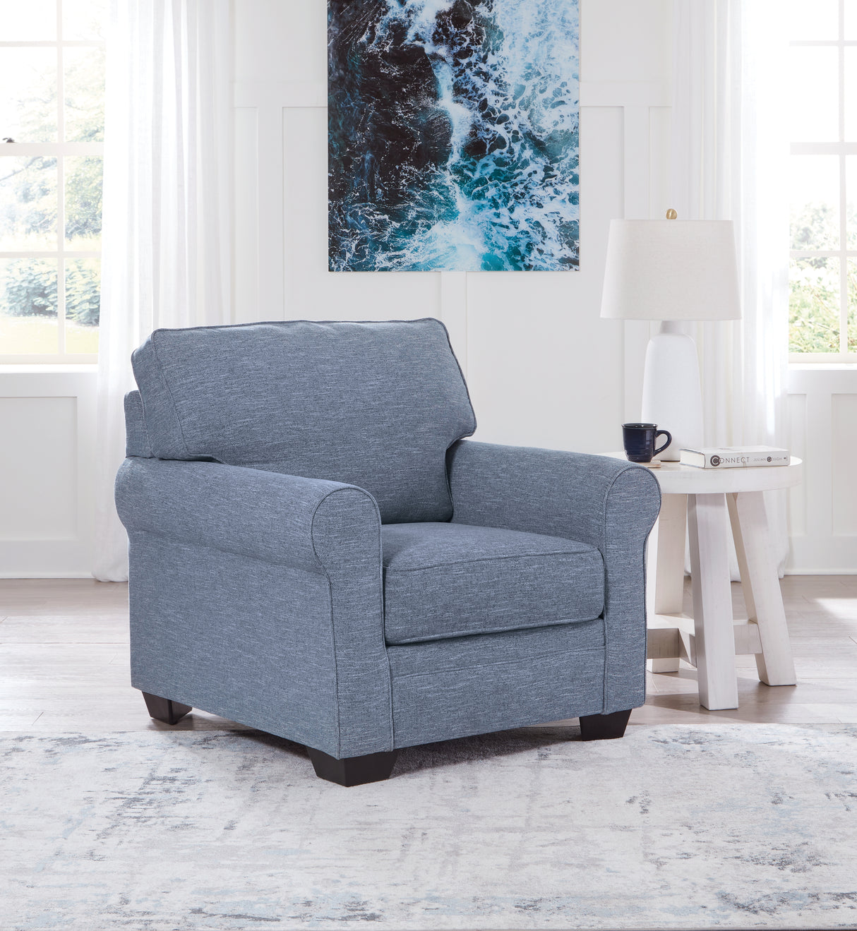 Nashville Furniture Outlets - Ashley Furniture - Carissa Manor Living Room - Chair / Denim - 3260420