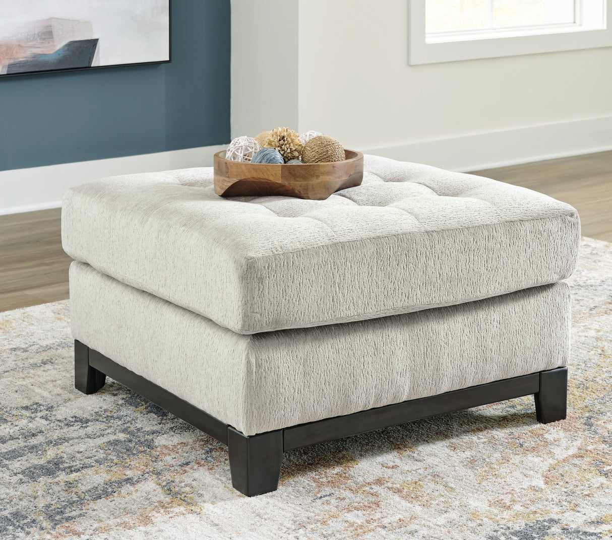 Nashville Furniture Outlets - Ashley Furniture - Maxon Place Living Room - Oversized Accent Ottoman / Stone - 3300408