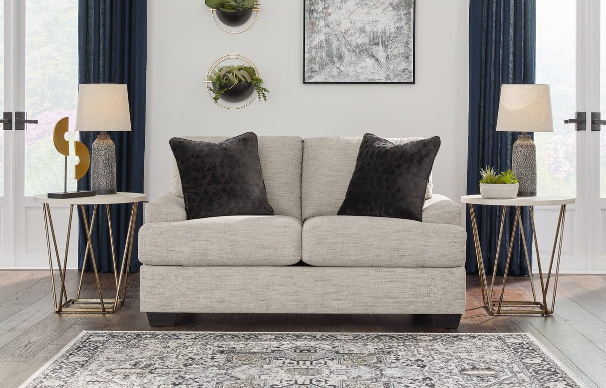 Nashville Furniture Outlets - Ashley Furniture - Vayda Living Room - Loveseat / Pebble - 3310435