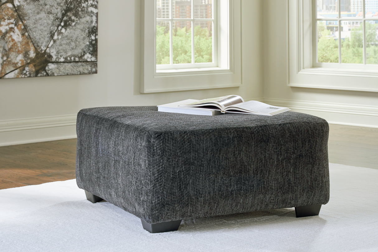 Nashville Furniture Outlets - Ashley Furniture - Biddeford Living Room - Oversized Accent Ottoman / Shadow - 3550408