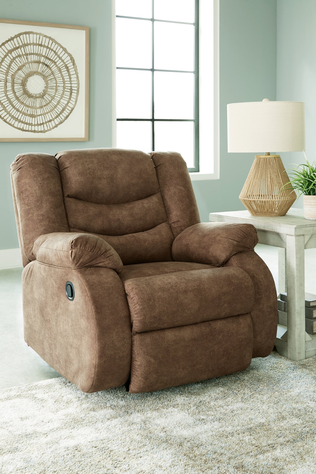 Nashville Furniture Outlets - Ashley Furniture - Partymate Living Room - Rocker Recliner / Brindle - 3690225