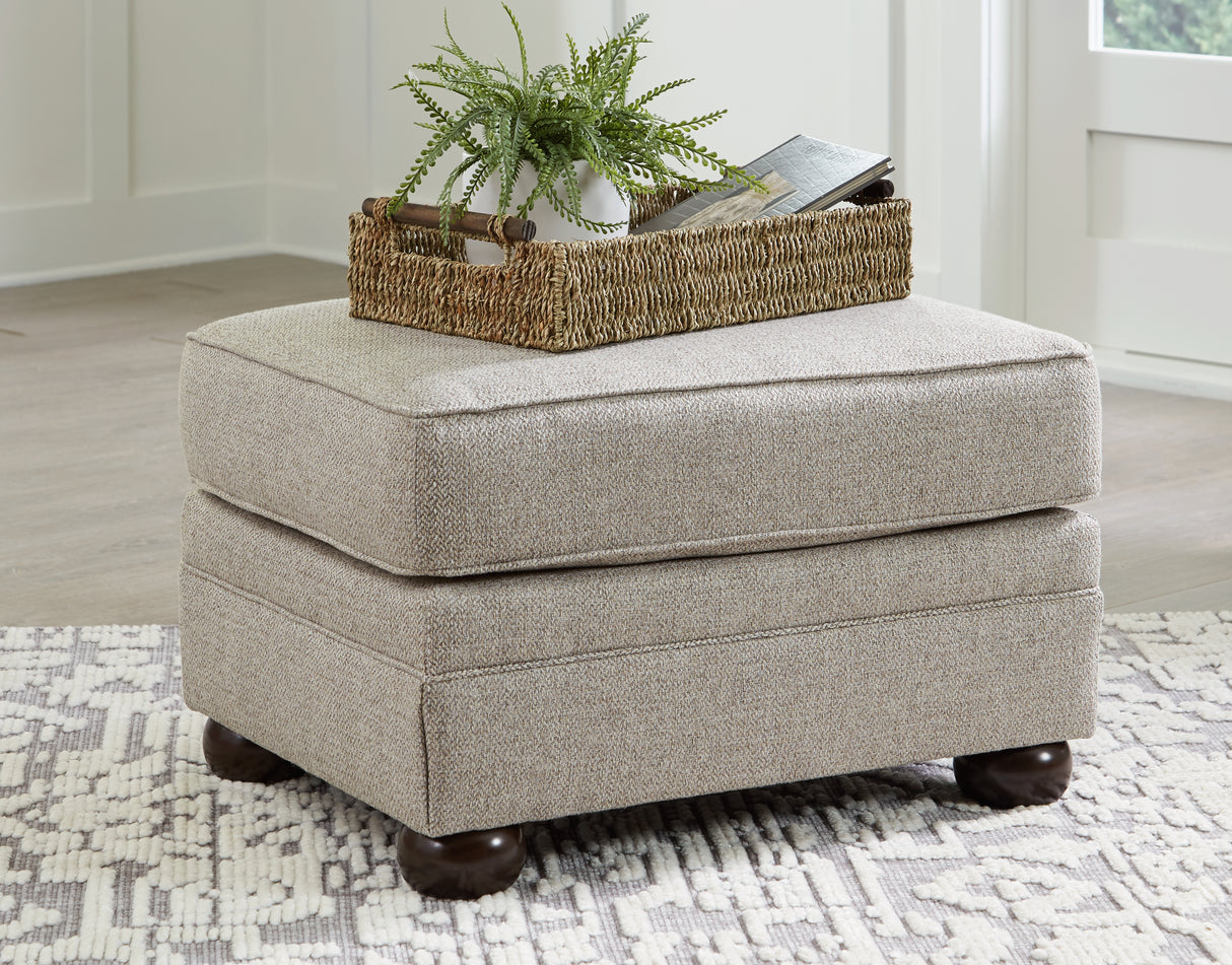 Nashville Furniture Outlets - Ashley Furniture - Gaelon Living Room - Ottoman / Dune - 3730714