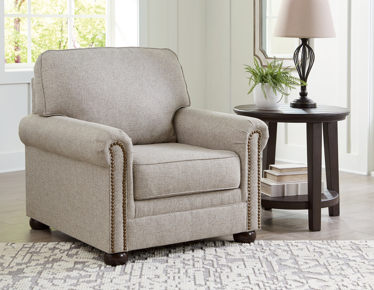 Nashville Furniture Outlets - Ashley Furniture - Gaelon Living Room - Chair / Dune - 3730720