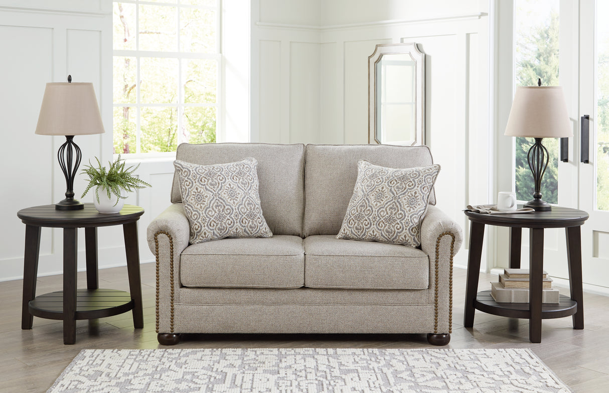 Nashville Furniture Outlets - Ashley Furniture - Gaelon Living Room - Loveseat / Dune - 3730735