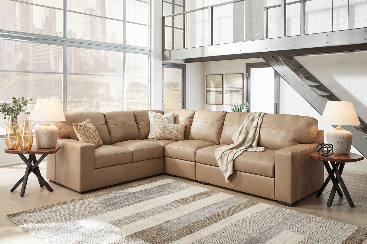 Nashville Furniture Outlets - Ashley Furniture - Bandon Sectional - LAF 3-Piece Sectional / Toffee - 38006S3