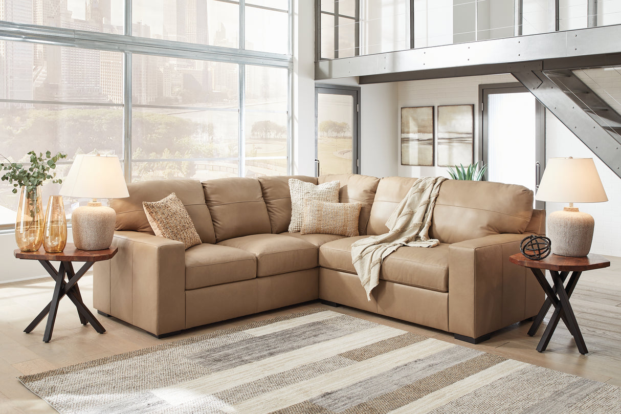 Nashville Furniture Outlets - Ashley Furniture - Bandon Sectional - RAF 4-Piece Sectional / Toffee - 38006S6