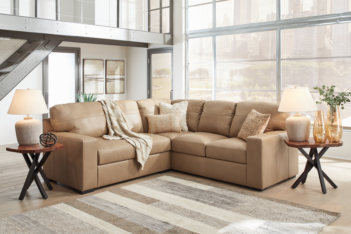 Nashville Furniture Outlets - Ashley Furniture - Bandon Sectional - RAF 2-Piece Sectional / Toffee - 38006S2