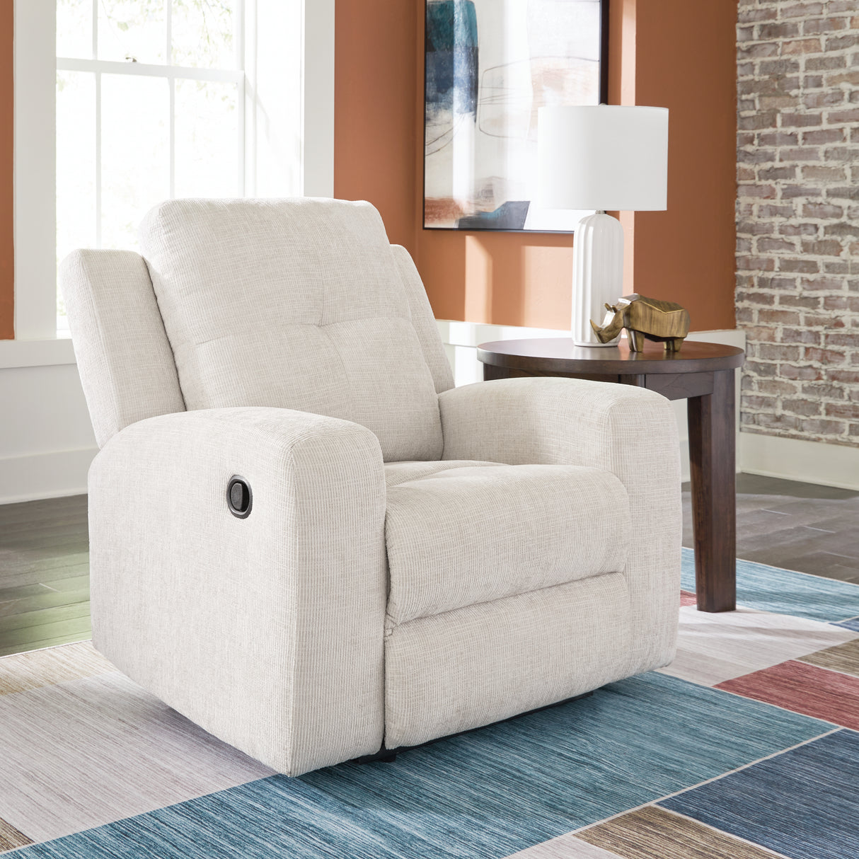 Nashville Furniture Outlets - Ashley Furniture - Danum Living Room - Reclining Loveseat / Stone - 3880586