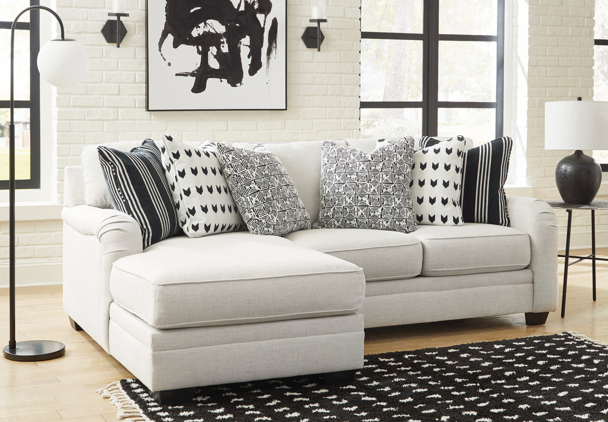 Nashville Furniture Outlets - Ashley Furniture - Huntsworth Sectional - RAF 2-Piece Sectional with Chaise / Dove Gray - 39702S1