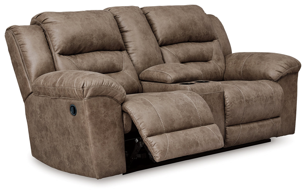 Nashville Furniture Outlets - Ashley Furniture - Stoneland Living Room - Rocker Recliner / Fossil - 3990525