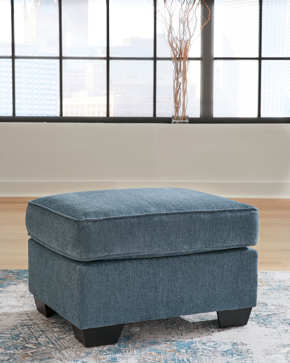 Nashville Furniture Outlets - Ashley Furniture - Cashton Living Room - Ottoman / Blue - 4060514