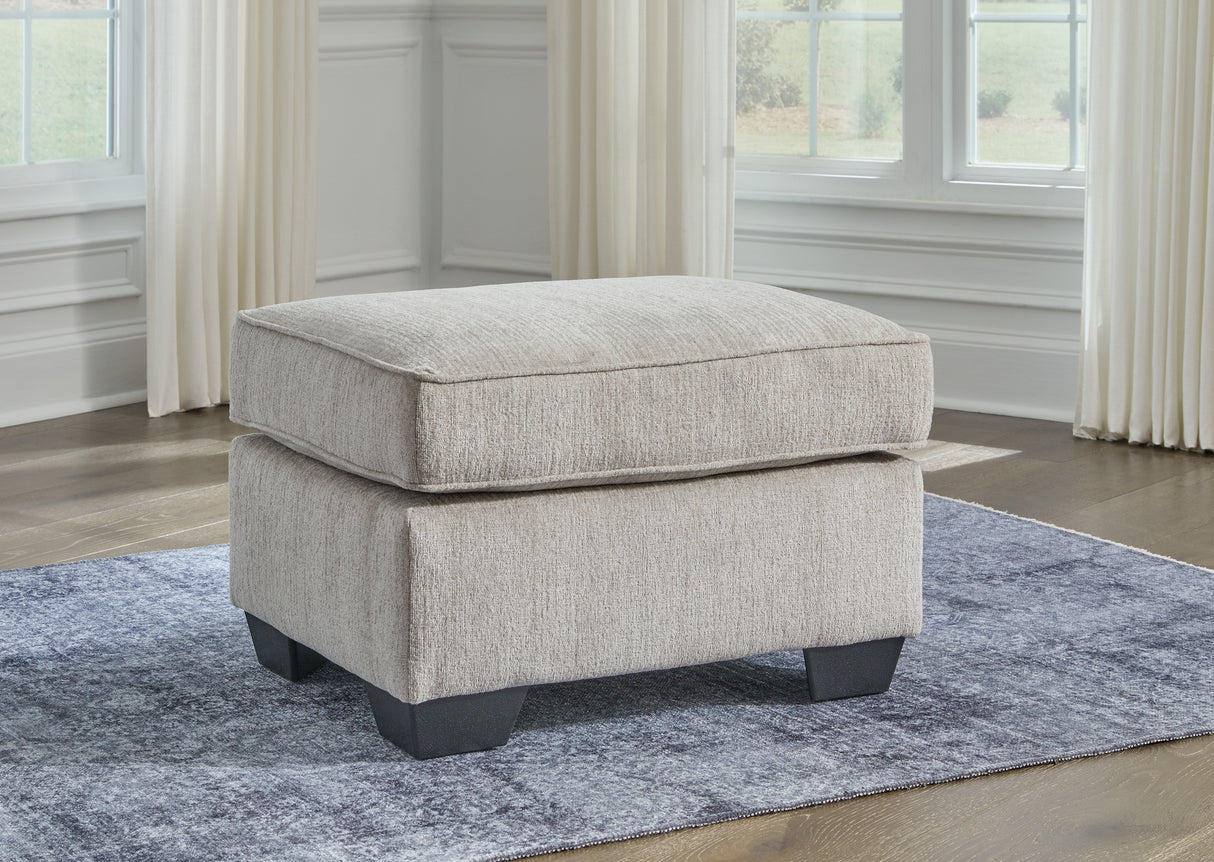 Nashville Furniture Outlets - Ashley Furniture - Cashton Living Room - Ottoman / Ice - 4060614