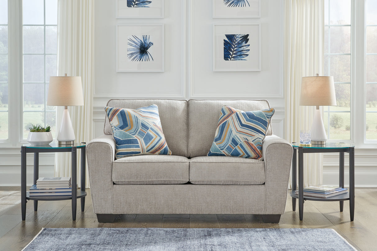 Nashville Furniture Outlets - Ashley Furniture - Cashton Living Room - Loveseat / Ice - 4060635