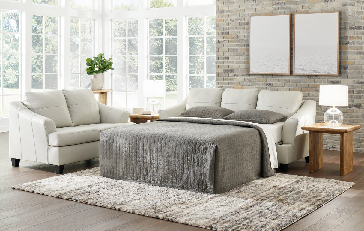 Nashville Furniture Outlets - Ashley Furniture - Genoa Living Room - Queen Sofa Sleeper / Coconut - 4770439