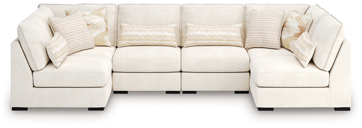 Nashville Furniture Outlets - Ashley Furniture - Donelson Creek Sectional - 6-Piece Sectional / Vanilla - 48002S3