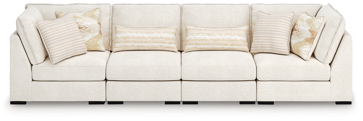 Nashville Furniture Outlets - Ashley Furniture - Donelson Creek Sectional - 4-Piece Sectional / Vanilla - 48002S2